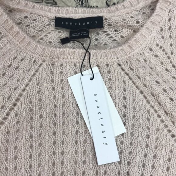 Sanctuary Hole In One Pointelle Sweater - Picture 3 of 5
